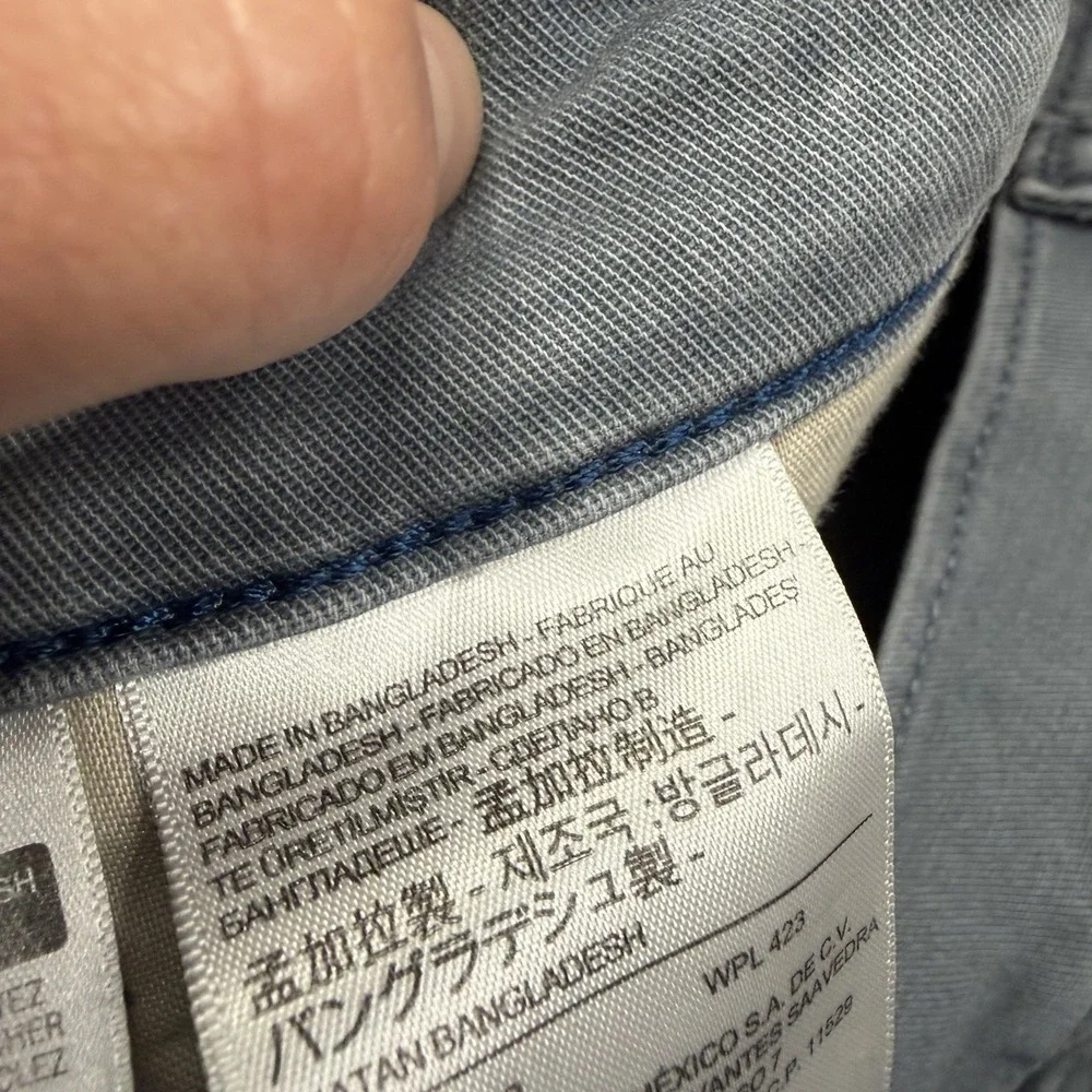 Levis XX Chino Pants Steel Blue Size 32x32 Standard Taper Stretch Cotton Blend